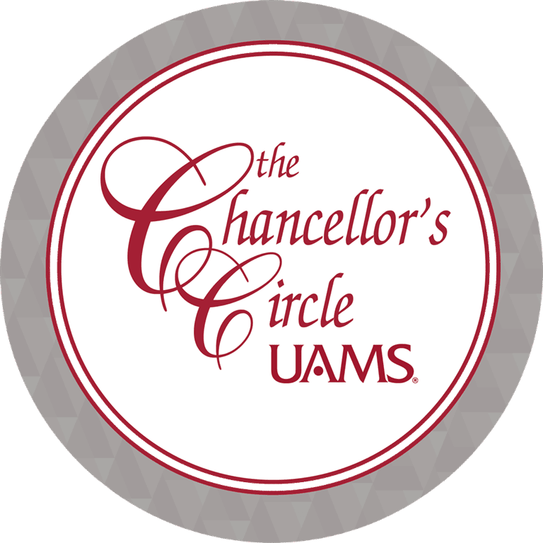 Logo reading The Chancellor's Circle UAMS