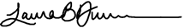 Laura B. Dunn Signature