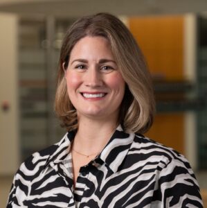 Headshot of Emily Wood, senior director of development