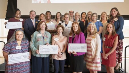 The 2026 Chancellor's Circle grants recipients and Chancellor Lowry Barnes.